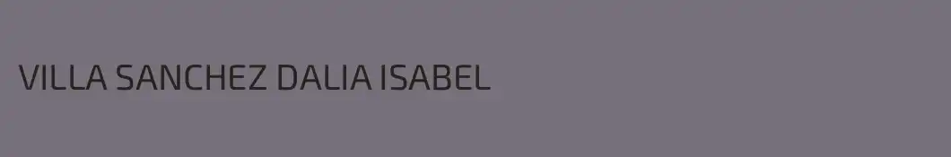 VILLA SANCHEZ DALIA ISABEL